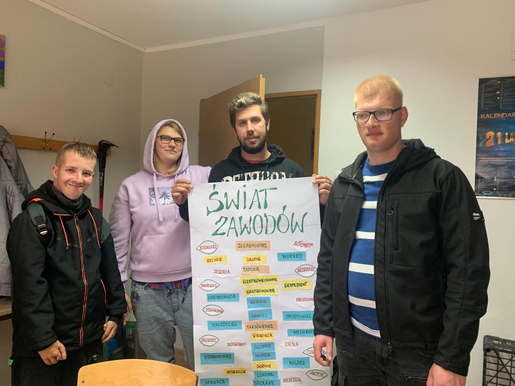 "Świat Zawod&oacute;w" na świetlicy szkolnej